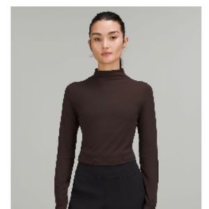 Lululemon All Aligned Mock Neck Long Sleeve